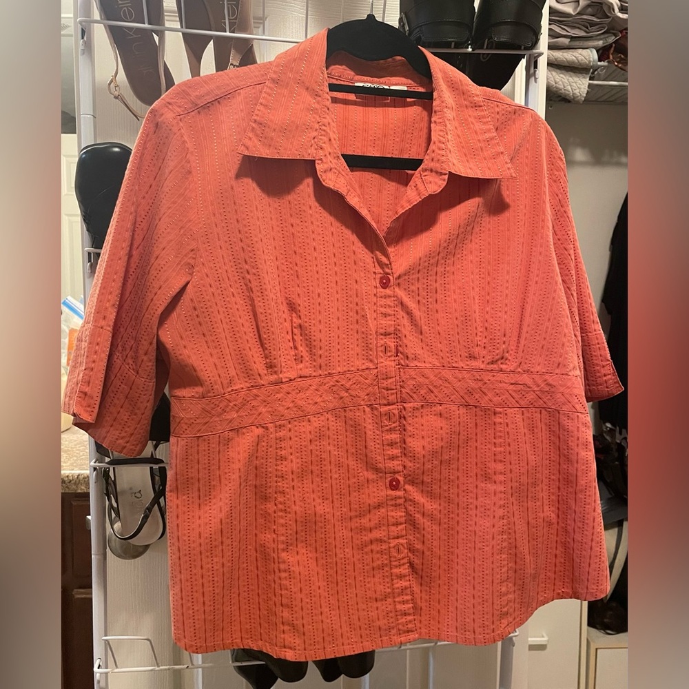Women’s Cato Button Down Blouse, size XL